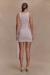 Alicent Slinky Beaded Top - Pale Pink